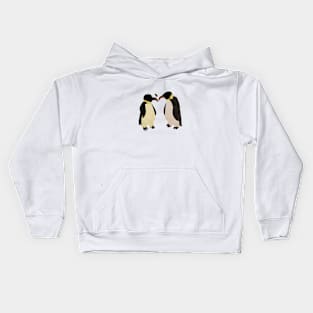 Penguin Couple Kids Hoodie